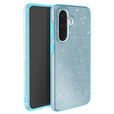 Ohišje z bleščicami za Samsung Galaxy A36 Odporen na udarce Glitter, Modra