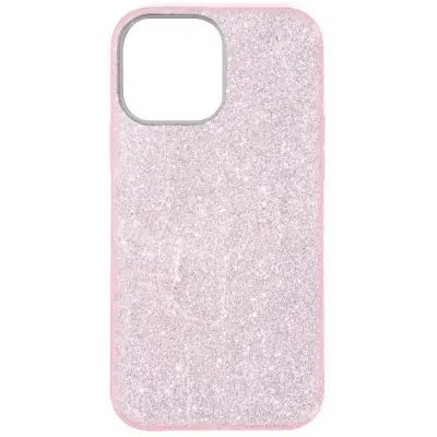 Ohišje za Apple iPhone 13 Bleščice, silikonski gel s trdo plastjo, Roza