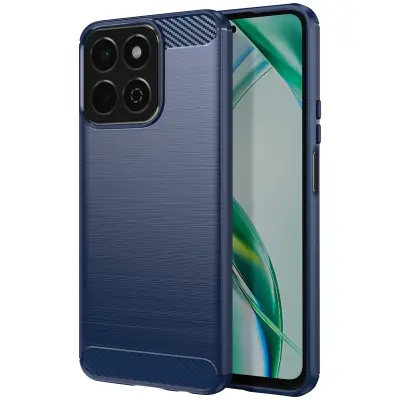 Honor 200 Smart Silikonsko karbonsko ohišje brušeno polnočno modro, Modra noč