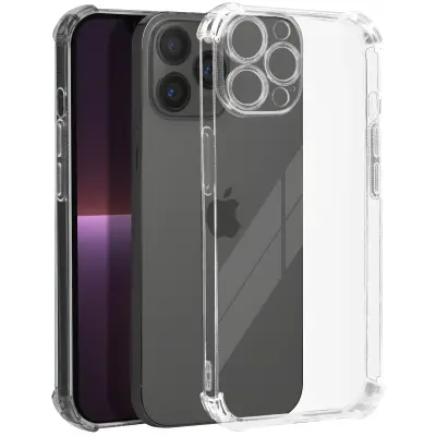 Ohišje za iPhone 13 Pro Max Antichoc Flexible Reinforced corners, Prozorno