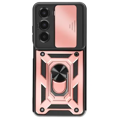 Ohišje za Realme C75 in 14x Zaščita kamere z magnetnim obročem, Šampanjec roza