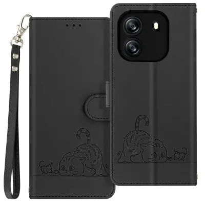 Torbica s preklopom za Blackview Wave 6C Večnamenski ventil, Črna