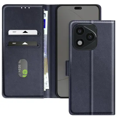 Ohišje za Honor 400 Lite Clapet Wallet in video držalo, Modra noč