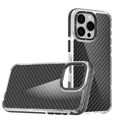 Ohišje za iPhone 16 Pro Max Carbon Rigid, Črna