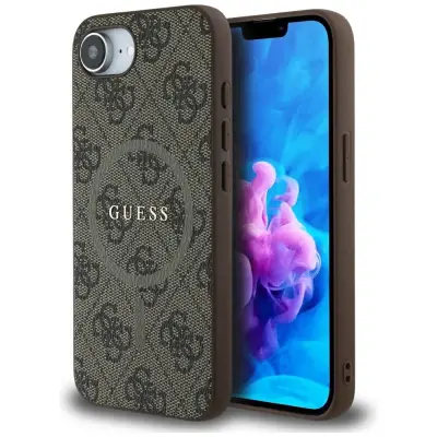 OVITEK GUESS RING CLASSIC LOGO ZA IPHONE 16E Z MAGNETNIM SISTEMOM
