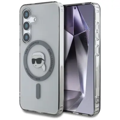 TRDI OVITEK KARL LAGERFELD ZA SAMSUNG GALAXY S25 S POTISKOM GLAVE KARL