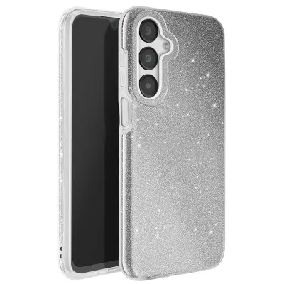 Ohišje z bleščicami za Samsung Galaxy A16 Odporen na udarce Glitter, Srebrna