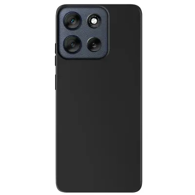 Ohišje za Motorola Moto G86 iz mehkega mat silikona, Črna