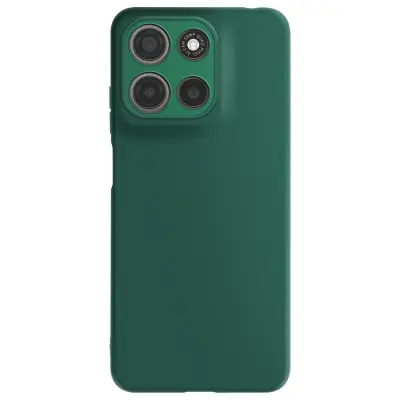 Ohišje za Motorola Moto G15 in G15 Power Silikonsko mehko matirano, Zelena