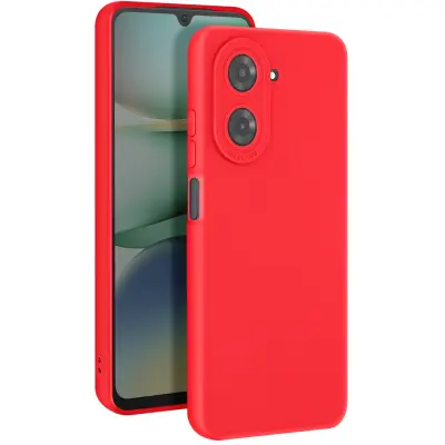 Ovitek za Xiaomi Redmi A5 Silikonska gladka zaščita kamere, Rdeča