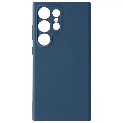 Ovitek za Samsung Galaxy S24 Ultra Semi-rigid Soft-touch Fast Cover, Modra