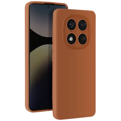 Ohišje za Redmi Note 14 Pro in 14 Pro Plus Silikonska zaščita fotoaparata, Rjava