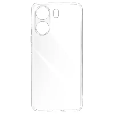 Ovitek za Xiaomi Redmi 13C iz mehkega in upogljivega silikona, Prozorno