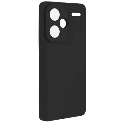 Ohišje za Xiaomi Redmi Note 13 Pro Plus Zaščitena kamera s podlogo, Črna
