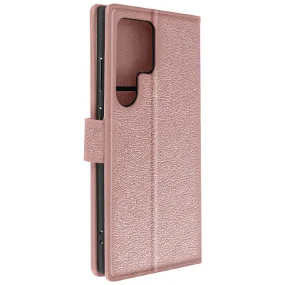 Etui za denarnico in stojalo za video Samsung Galaxy Rose Gold, Šampanjec roza