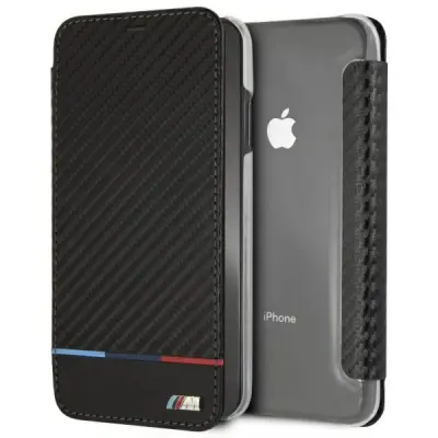 OVITEK BMW CARBON ZA IPHONE XS MAX S TRIBARVNIMI TRAKOVI VISOKA ZAŠČITA