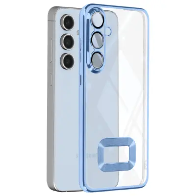 Ohišje za Samsung Galaxy S24 FE Silikonsko protivlažno ohišje, Svetlo modra