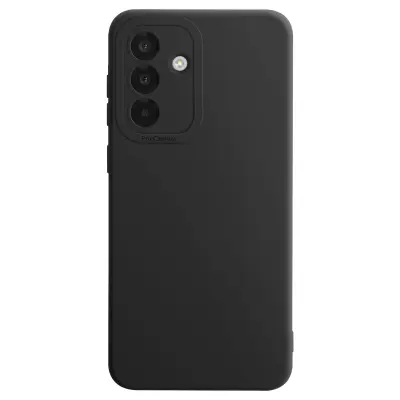 Ohišje za Samsung Galaxy A36 Silicone Smooth Camera Block Protected, Črna