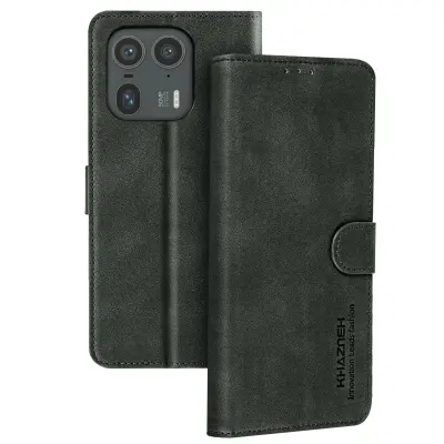 Ohišje za Motorola Edge 50 Ultra Wallet Video podpora, Temno zelena