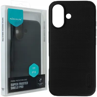 ETUI NILLKIN SUPER FROSTED SHIELD PRO MAGNETIC CASE NA IPHONE 16 - CZARNE