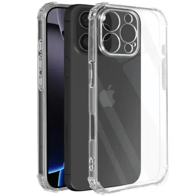 Ohišje za iPhone 16 Pro Max Antichoc Flexible Reinforced corners, Prozorno