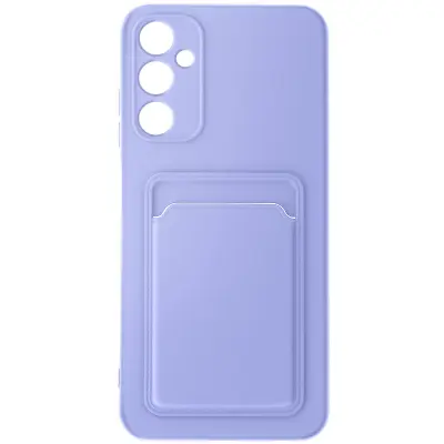 Ovitek za Samsung A05s mehko držalo za kartice proti prstnim odtisom, Lavanda
