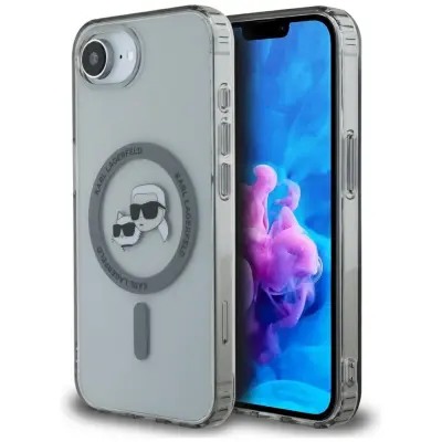 KARL LAGERFELD ETUI IML KOVINSKI KARL & CHOUPETTE GLAVE ZA MAGSAFE ZA IPHONE