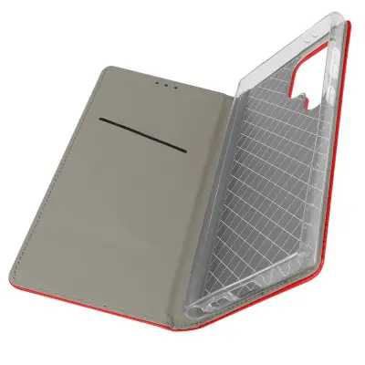 Ovitek za Samsung Galaxy S24 Ultra Card Holder Smart Collection, Rdeča