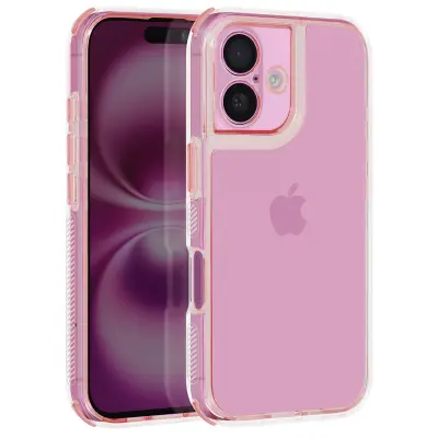Ohišje za iPhone 16 Plus Kovanci Antichoc Bumper, Šampanjec roza