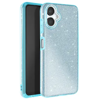 Ohišje z bleščicami za Samsung Galaxy A06 Odporen na udarce Glitter, Modra