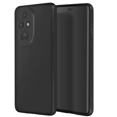 Ohišje za Honor 200 Pro Zaščita mat finiša, Črna