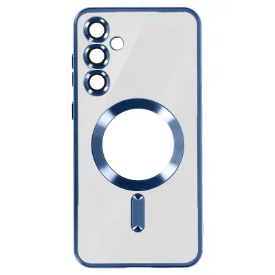 Magsafe ohišje za Samsung Galaxy S24 Chrome, Modra