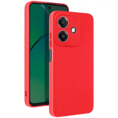 Ohišje za Oppo A40 Silikon Matte Camera Block Protected, Rdeča
