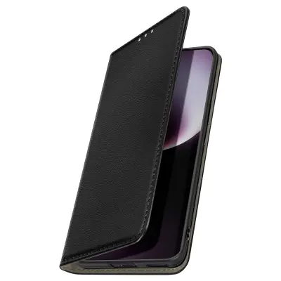 Honor Magic 7 Lite ovitek za magnetno denarnico, Črna
