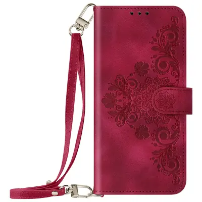 Torbica s preklopom za Xiaomi Redmi Note 13 4G Portfolio podpore za videoposnetke, Fuksija