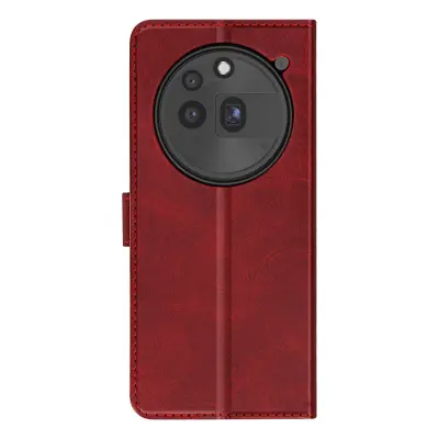Ohišje za Nothing Phone 3a Pro Clapet Wallet Stand, Rdeča