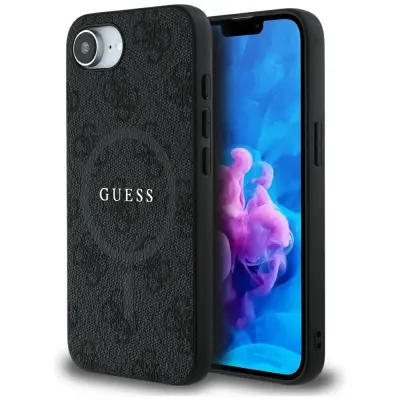 GUESS RING OVITEK CLASSIC LOGO ZA IPHONE 16E ZA MAGSAFE Z MAGNETOM