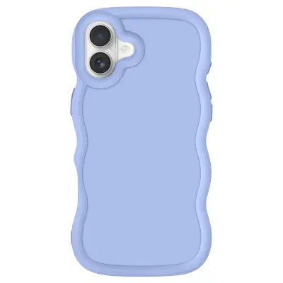 Ohišje za iPhone 16 Silikonski protipotresni bomboni serije Candy, Lavanda