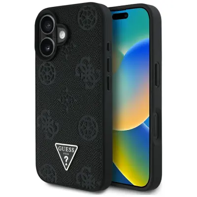 GUESS OVITEK GRAINED HOT STAMP PONY ZA IPHONE 16 Z MAGNETOM