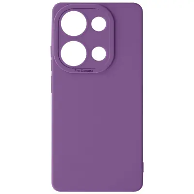 Ohišje za Xiaomi Redmi Note 13 Pro 4G Zaščitena kamera s podlogo, Temno vijolična
