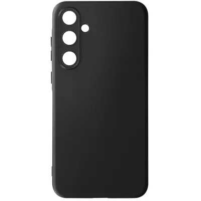 Ohišje za Samsung Galaxy A35 5G Silikonska podloga za zaščito fotoaparata, Črna