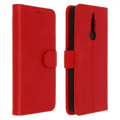 Xiaomi Redmi 8 in 8A Case Integral Card Case Funkcija stojala rdeča, Rdeča
