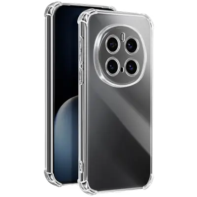 Ohišje za Honor Magic 7 Pro proti udarcem prilagodljivi ojačani vogali, Prozorno
