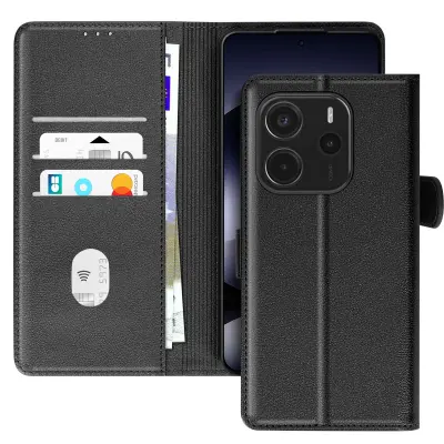 Ohišje za Redmi Note 14 4G Clap Wallet Magnet Clasp, Črna