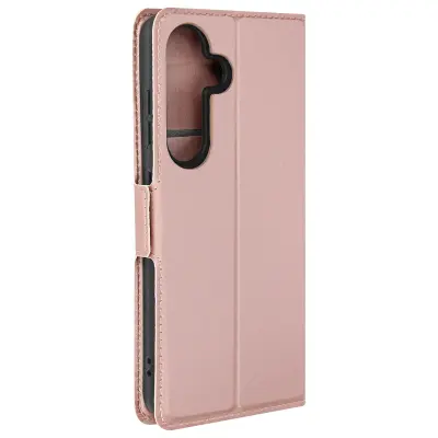 Torbica s preklopom za Samsung Galaxy S24 Imetnik kartice Funkcija Podpora, Rose clair