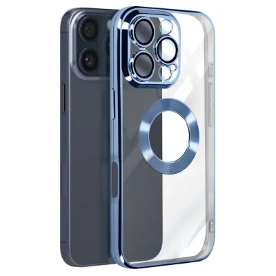 Ohišje serije Glam za iPhone 16 Pro Odporno na udarce, Modra