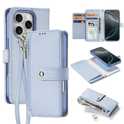 OVITEK DUX DUCIS LAVA ZA IPHONE 16 PRO MAX Z MAGNETNO USNJENO DENARNICO