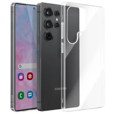 Ohišje za Samsung Galaxy S25 Ultra Silikon Soft Gel debeline 1 mm, Prozorno