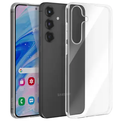 Ohišje za Samsung Galaxy S25 Silikonski mehki gel debeline 1 mm, Prozorno