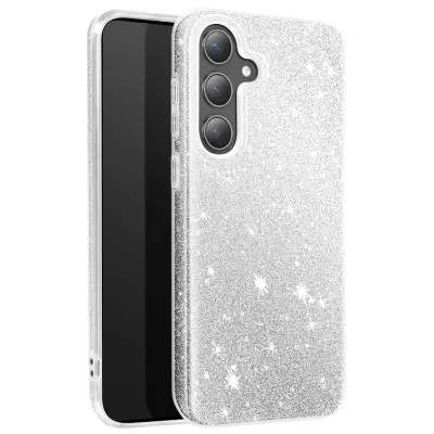 Ohišje z bleščicami za Samsung Galaxy S24 in S25 Ultra tanek silikonski, Srebrna